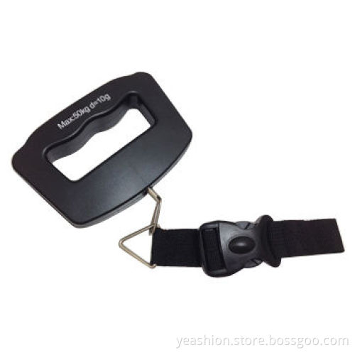 Electronic Digital Travel Luggage Scale with Tape, LCD Display, Backlight and Low-battery Indication